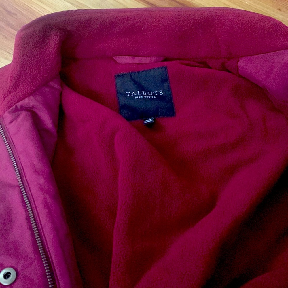 Talbots vest plus petite 1x used excellent condition